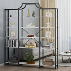Auromie Triple Wide 5-Tier Bookshelf, 70.87" L x 79.13" H Extra Large Bookcase