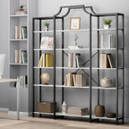 Auromie Triple Wide 5-Tier Bookshelf, 70.87" L x 79.13" H Extra Large Bookcase