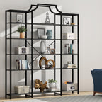 Auromie Triple Wide 5-Tier Bookshelf, 70.87" L x 79.13" H Extra Large Bookcase