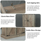 Farmhouse Kitchen Pantry Cabinet,69.1" Tall Kitchen Storage Cabinet with Adjustable Shelves