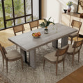 Auromie 71" Rustic Dining Table for 8, Farmhouse Dinner Table for 6 to 8, Rectangular Kitchen Table with Heavy Duty Legs for Dining Room (Retro)